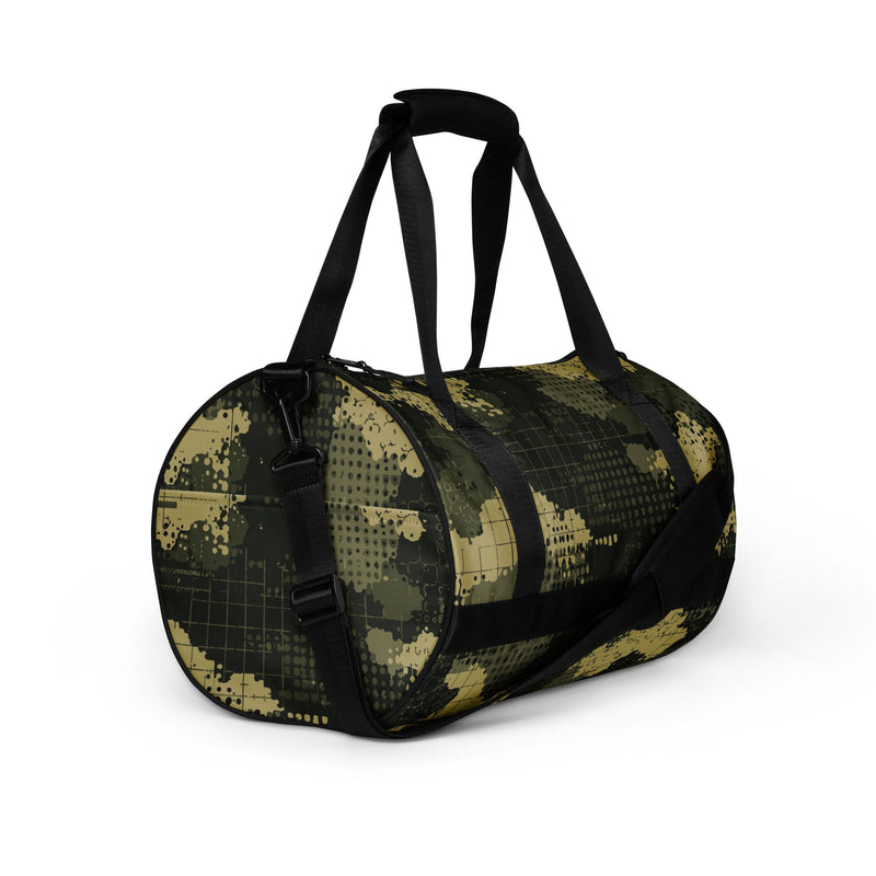 Gridveil Sentinel Olive CAMO Gym Bag