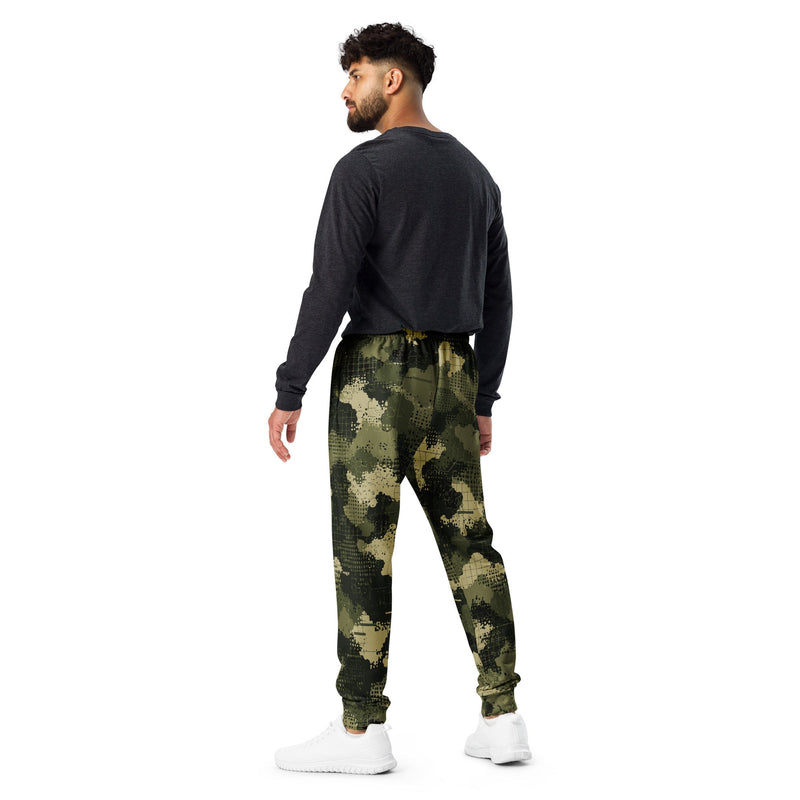 Gridveil Sentinel Olive CAMO Mens Joggers - Men