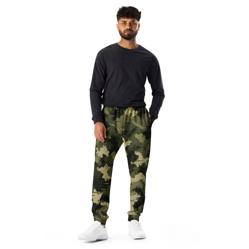 Gridveil Sentinel Olive CAMO Mens Joggers - Men