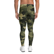 Gridveil Sentinel Olive CAMO Mens Leggings - Men