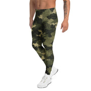 Gridveil Sentinel Olive CAMO Mens Leggings - Men