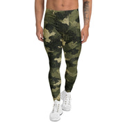 Gridveil Sentinel Olive CAMO Mens Leggings - XS - Men