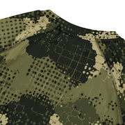 Gridveil Sentinel Olive CAMO Mens Short-Sleeve Rash Guard - SS