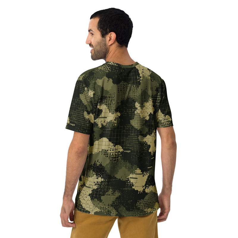 Gridveil Sentinel Olive CAMO Mens T-Shirt - Shirt - Tee