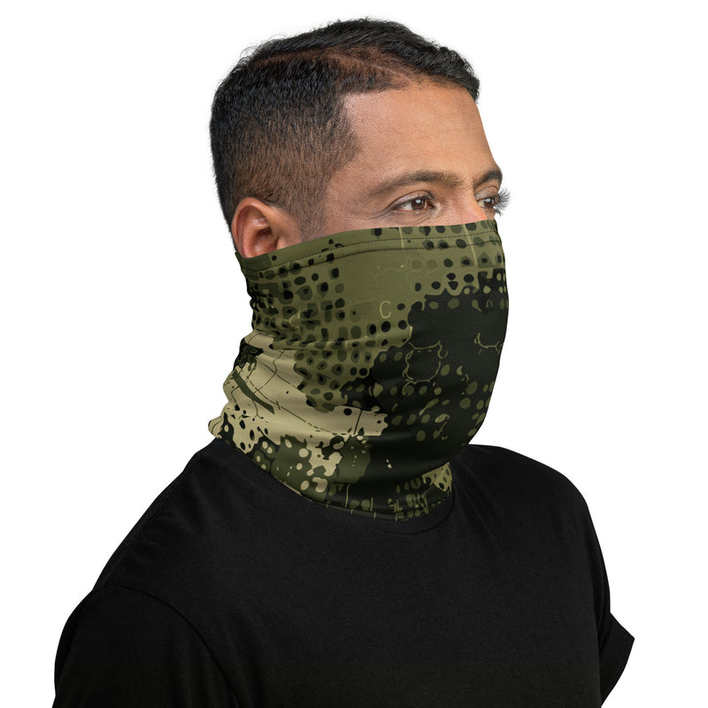 Gridveil Sentinel Olive CAMO Neck Gaiter
