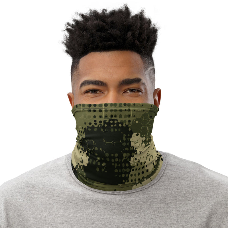 Gridveil Sentinel Olive CAMO Neck Gaiter