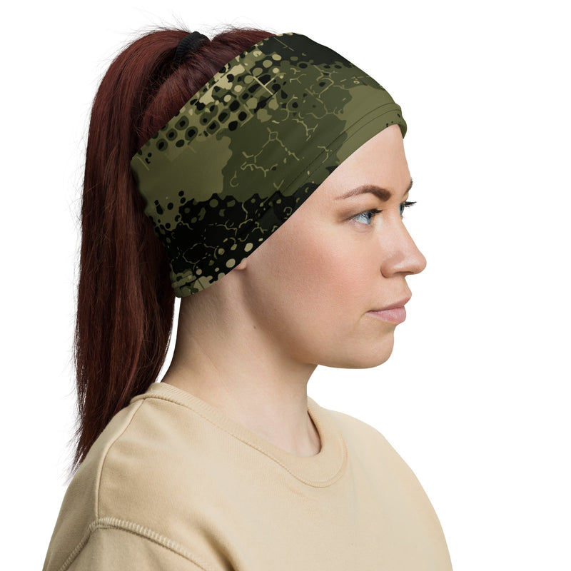 Gridveil Sentinel Olive CAMO Neck Gaiter