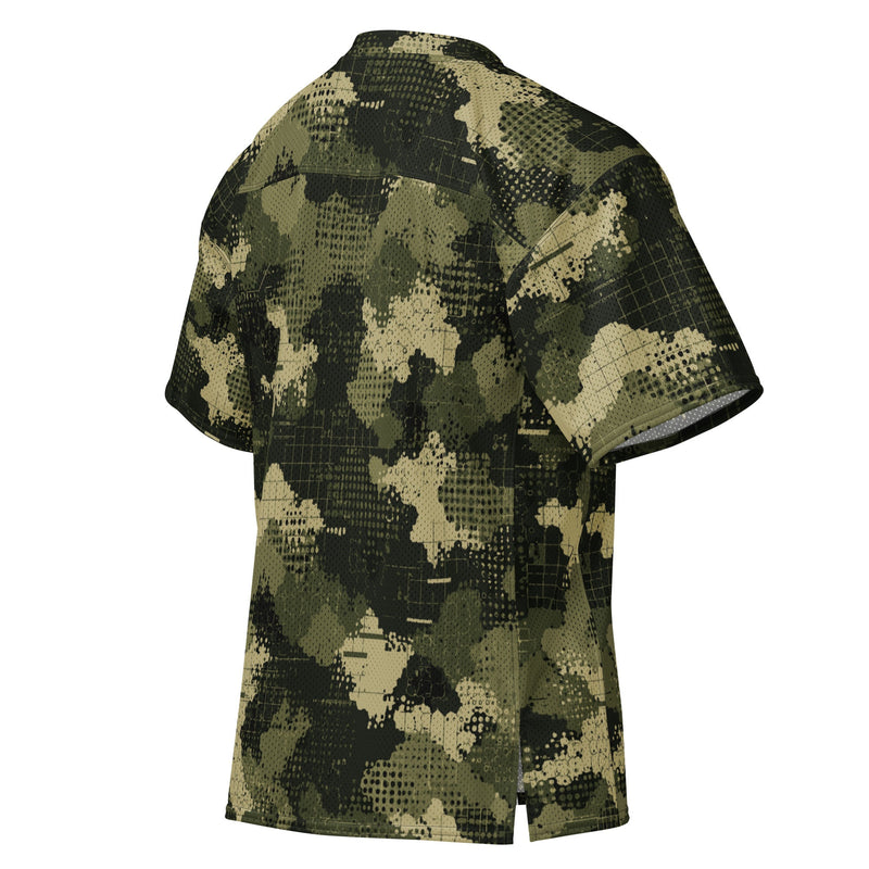 Gridveil Sentinel Olive CAMO Unisex American Football Jersey