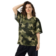 Gridveil Sentinel Olive CAMO Unisex American Football Jersey