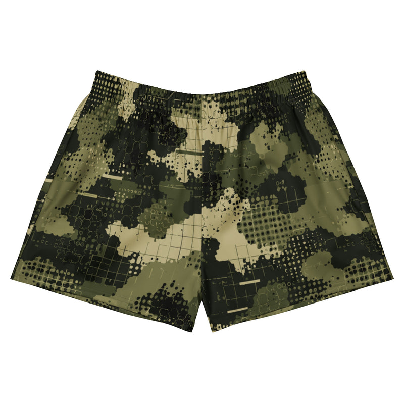 Gridveil Sentinel Olive CAMO Unisex Athletic Shorts