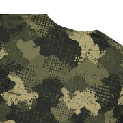 Gridveil Sentinel Olive CAMO Unisex Baseball Jersey