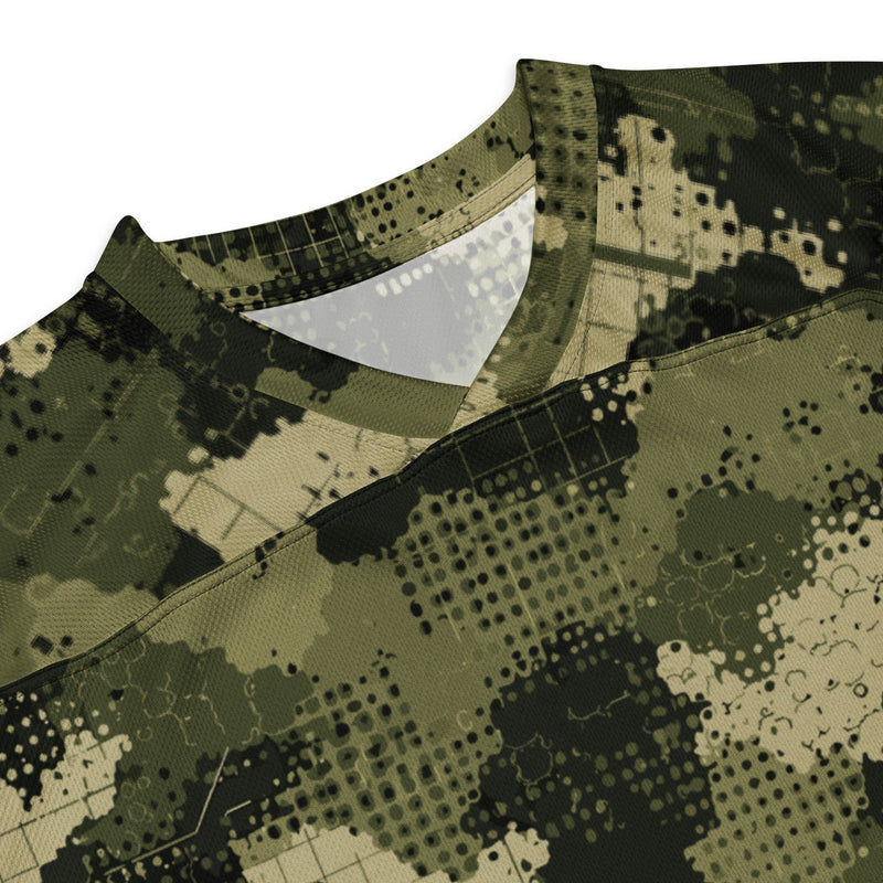 Gridveil Sentinel Olive CAMO Unisex Hockey Fan Jersey