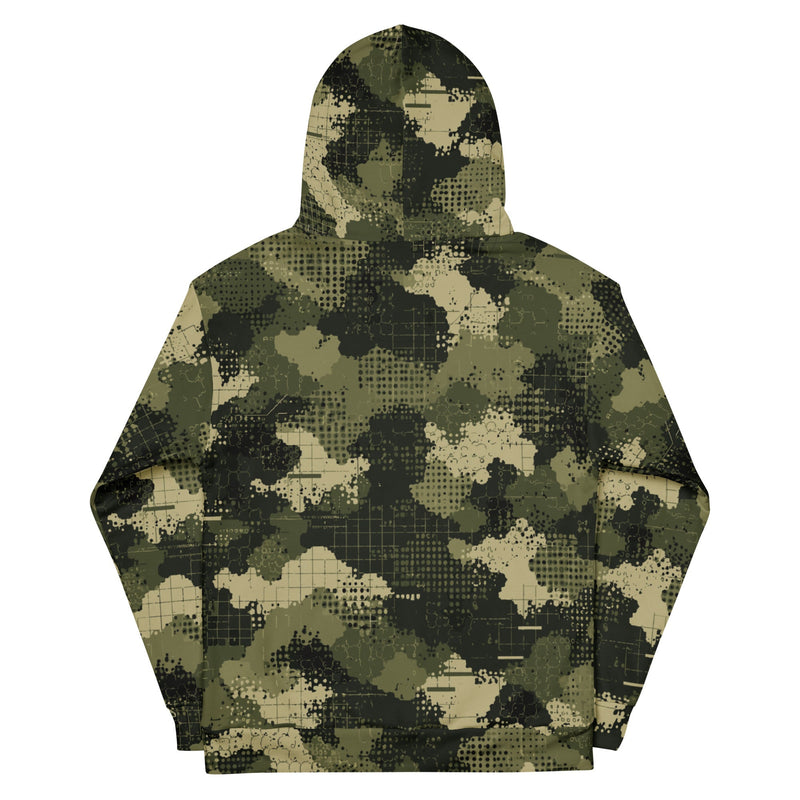 Gridveil Sentinel Olive CAMO Unisex Hoodie