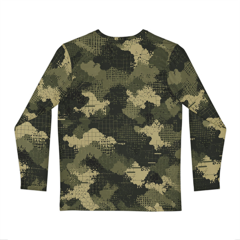 Gridveil Sentinel Olive CAMO Unisex Long-Sleeve Shirt