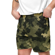 Gridveil Sentinel Olive CAMO Unisex Mesh Shorts