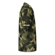 Gridveil Sentinel Olive CAMO Unisex Short-Sleeve Button Shirt - Button-Up