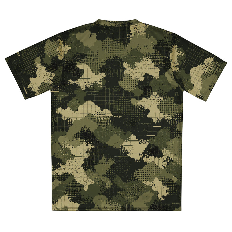 Gridveil Sentinel Olive CAMO Unisex Sports Jersey