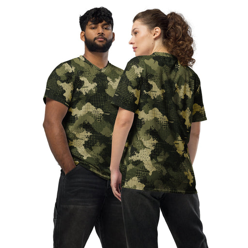 Gridveil Sentinel Olive CAMO Unisex Sports Jersey - 2XS