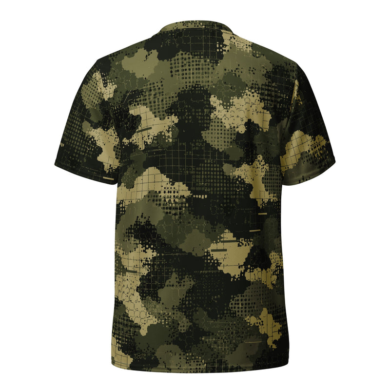 Gridveil Sentinel Olive CAMO Unisex Sports Jersey