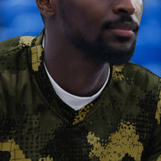 Gridveil Sentinel Olive CAMO Unisex Sports Jersey