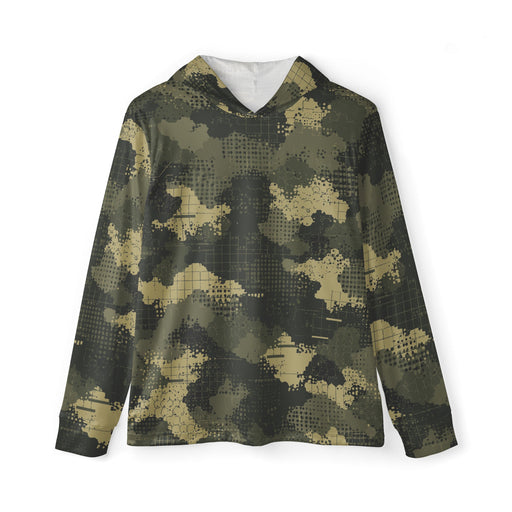 Gridveil Sentinel Olive CAMO Unisex Sports Warmup Hoodie - XS