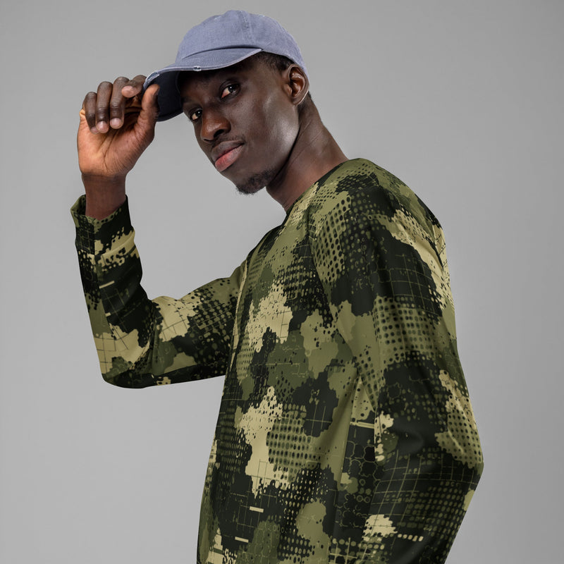 Gridveil Sentinel Olive CAMO Unisex Sweatshirt