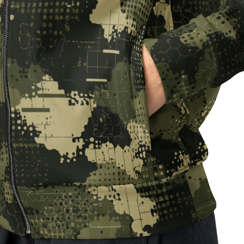 Gridveil Sentinel Olive CAMO Unisex Track Jacket