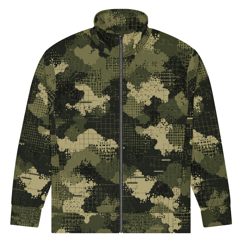 Gridveil Sentinel Olive CAMO Unisex Track Jacket