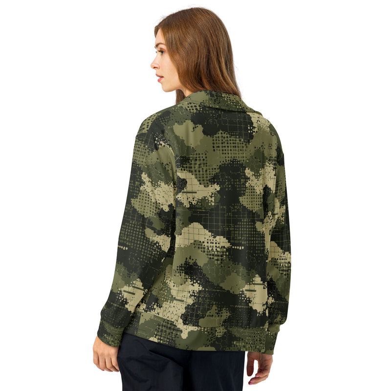 Gridveil Sentinel Olive CAMO Unisex Track Jacket