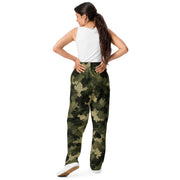 Gridveil Sentinel Olive CAMO Unisex Wide-Leg Joggers
