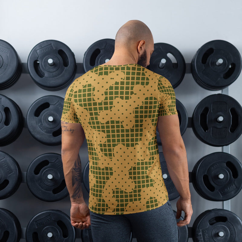 Gridveil Terrain CAMO Mens Athletic T-Shirt - Shirt