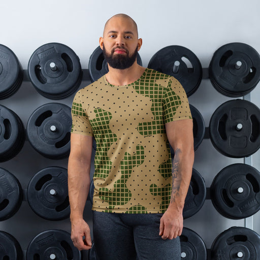 Gridveil Terrain CAMO Mens Athletic T-Shirt - XS - Shirt
