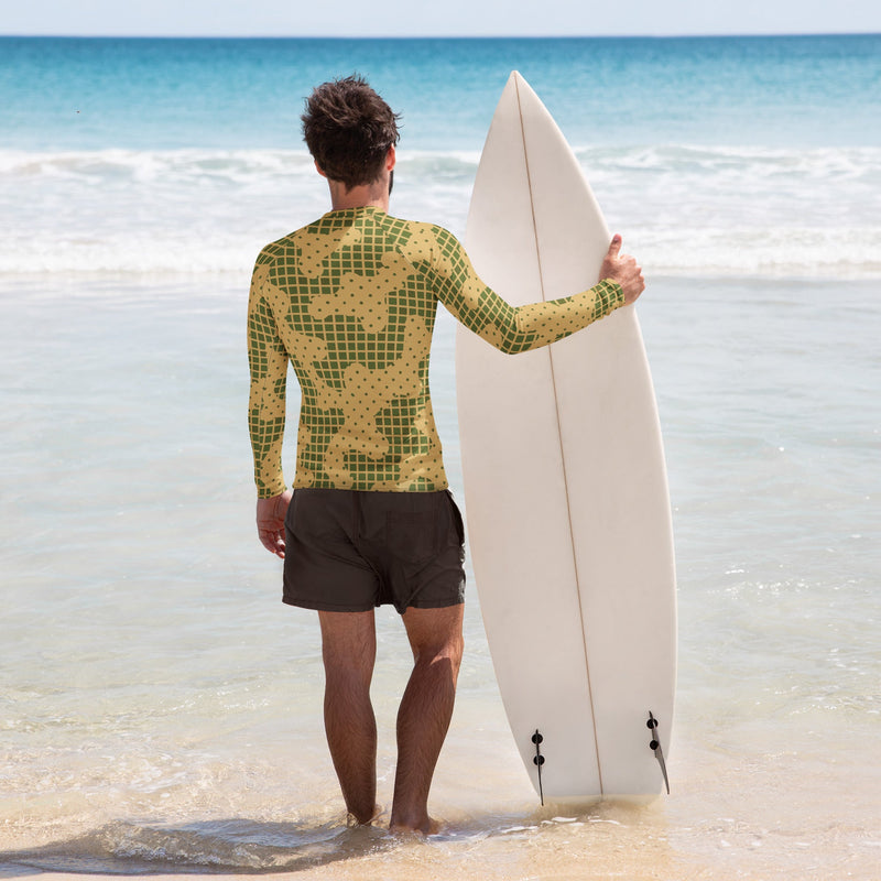 Gridveil Terrain CAMO Mens Long-Sleeve Rash Guard - LS