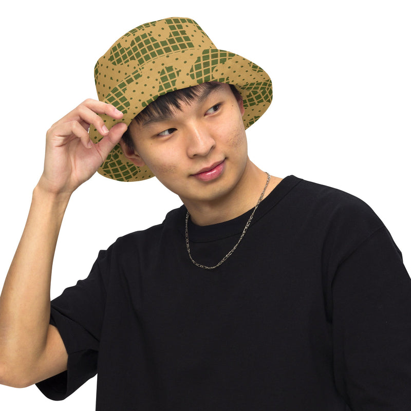 Gridveil Terrain CAMO Reversible Bucket Hat - Head