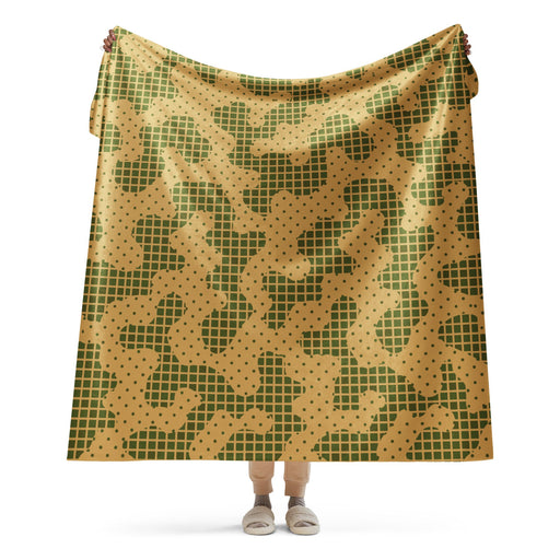 Gridveil Terrain CAMO Sherpa Blanket - 60″×80″