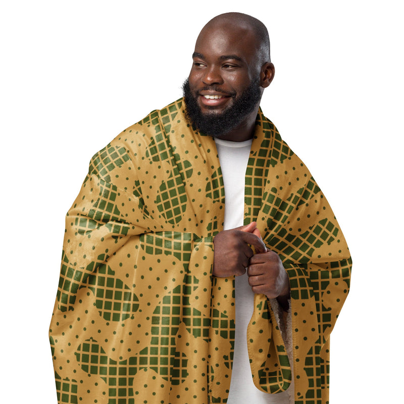 Gridveil Terrain CAMO Sherpa Blanket