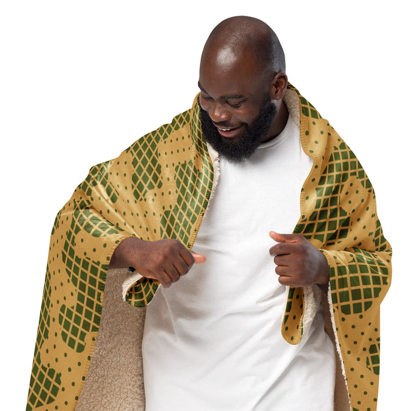 Gridveil Terrain CAMO Sherpa Blanket