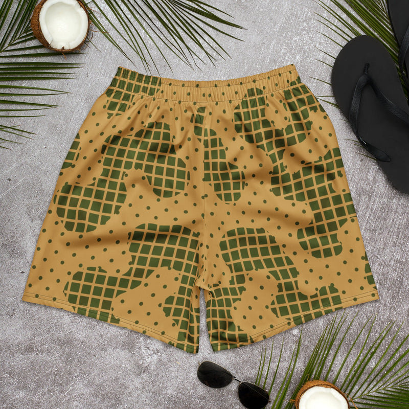 Gridveil Terrain CAMO Unisex Athletic Long Shorts
