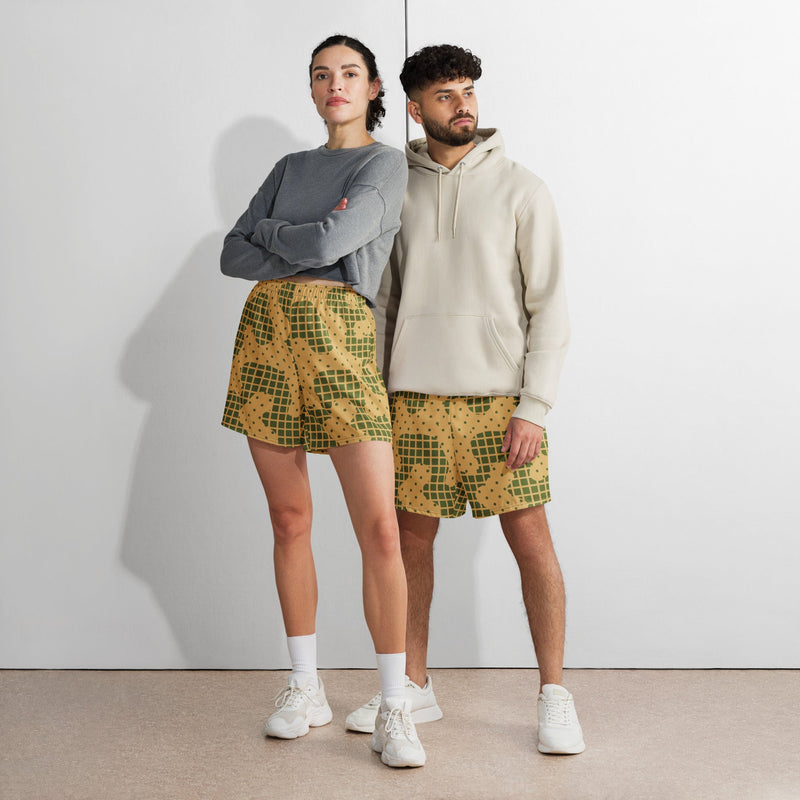 Gridveil Terrain CAMO Unisex Athletic Long Shorts