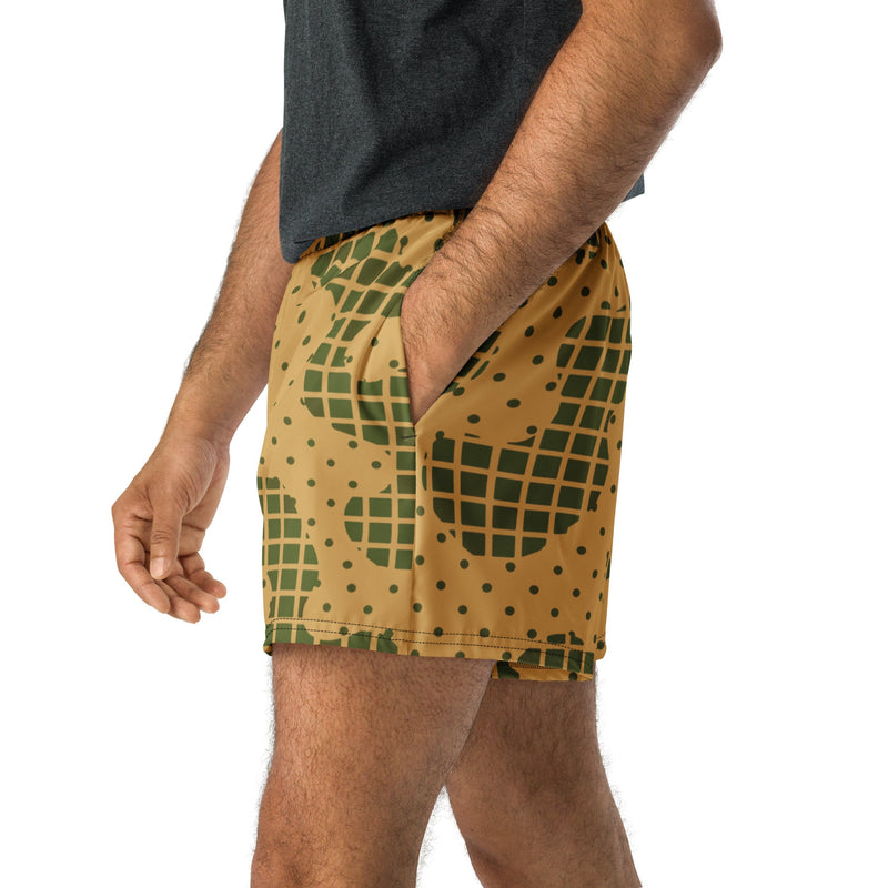 Gridveil Terrain CAMO Unisex Athletic Shorts - XS