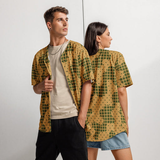 Gridveil Terrain CAMO Unisex Baseball Jersey - 2XS