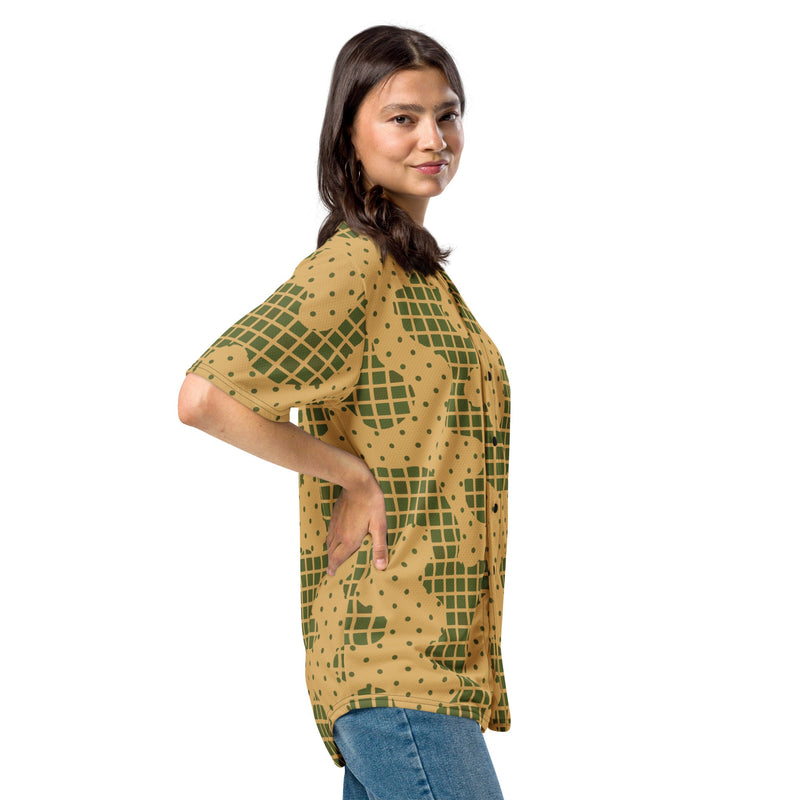 Gridveil Terrain CAMO Unisex Baseball Jersey