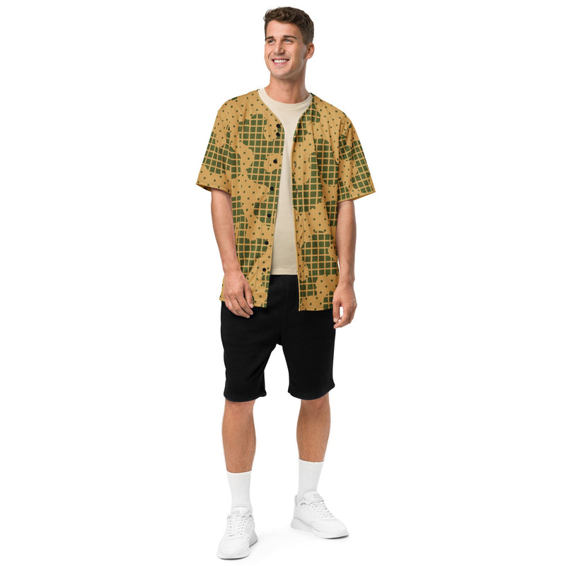 Gridveil Terrain CAMO Unisex Baseball Jersey