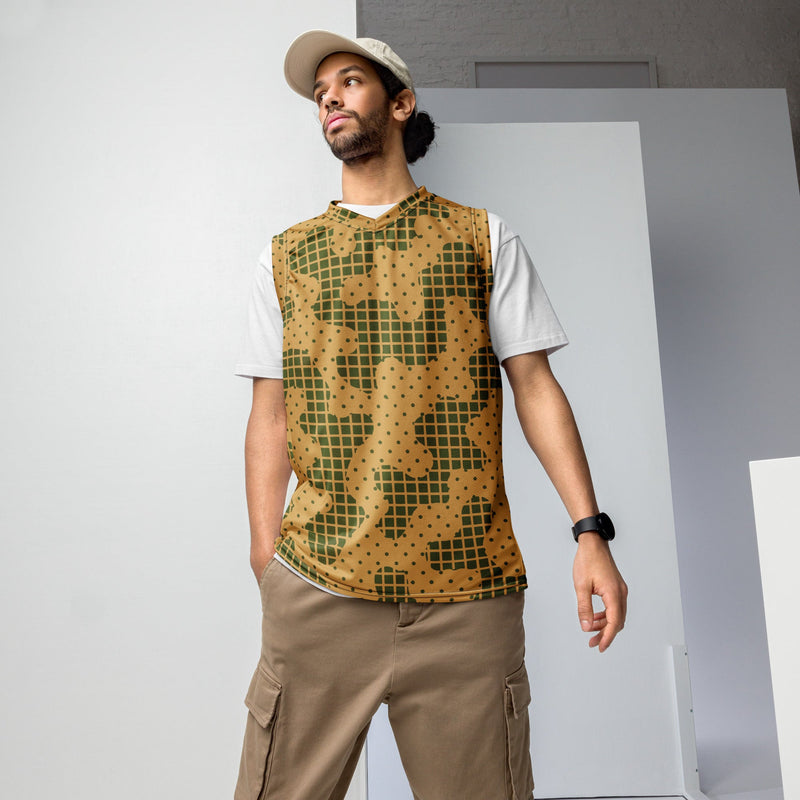 Gridveil Terrain CAMO Unisex Basketball Jersey - 2XS