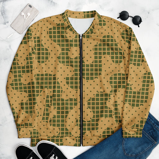 Gridveil Terrain CAMO Unisex Bomber Jacket - XS