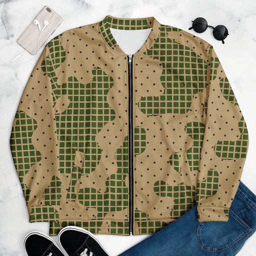 Gridveil Terrain CAMO Unisex Bomber Jacket - XS
