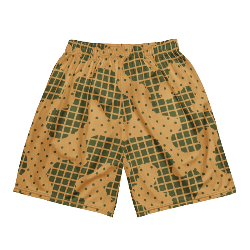 Gridveil Terrain CAMO Unisex Mesh Shorts