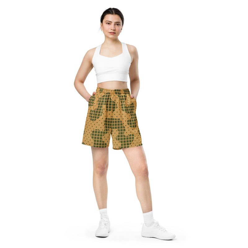 Gridveil Terrain CAMO Unisex Mesh Shorts