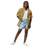 Gridveil Terrain CAMO Unisex Short-Sleeve Button Shirt - Button-Up