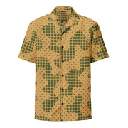 Gridveil Terrain CAMO Unisex Short-Sleeve Button Shirt - Button-Up